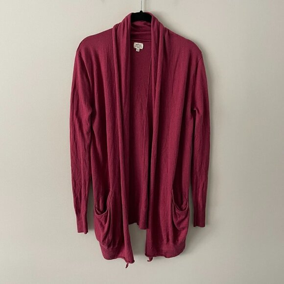 Wilfred Casual Long Sleeve Lightweight Open Front Knit Cardigan Sweater XS - Picture 2 of 8